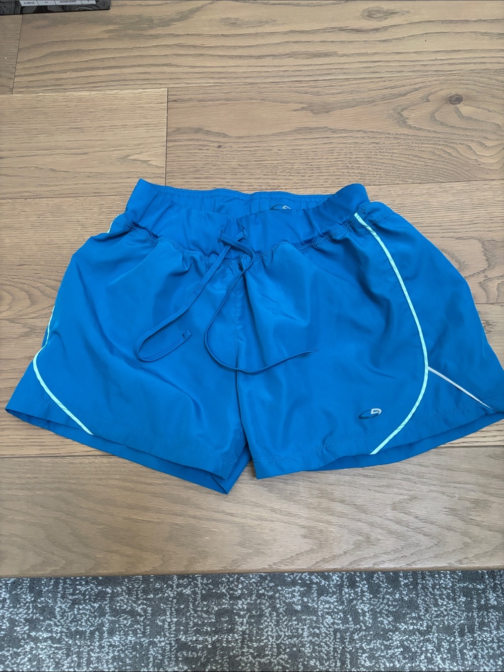 Champion Women's Bright Blue Athletic Shorts with Light Trim